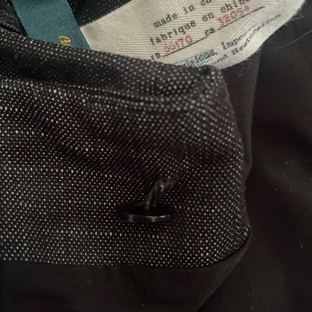Anthropologie Cartonnier Black Side Rouching Pencil Skirt Size 2 - Picture 6 of 6